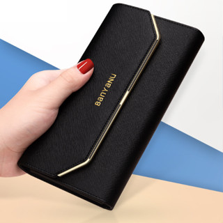 Ví Nữ Dài Ví Nữ Cầm Tay Da Bò Bóp Tiền Cao Cấp BCV-VN03 Chính Hãng BANYANU Thời Trang Phong Cách Sang Trọng Đủ Màu