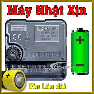  Máy đồng hồ treo tường Kim trôi bền đẹp hiệu SKP Nhật Bản  BH 2 năm  