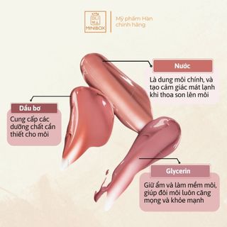 (BILL HÀN) Son Bóng 3CE Glaze Lip Tint 5g