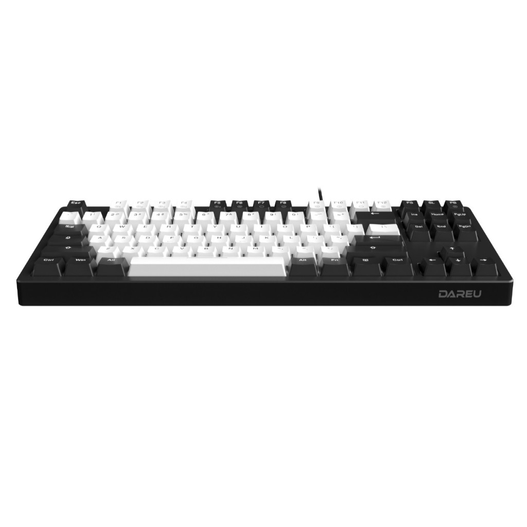 Bàn phím cơ DAREU EK87 V2 White Black (2 sides RGB strip, Multi-Led, PBT Double Shot OEM profile) | BigBuy360 - bigbuy360.vn