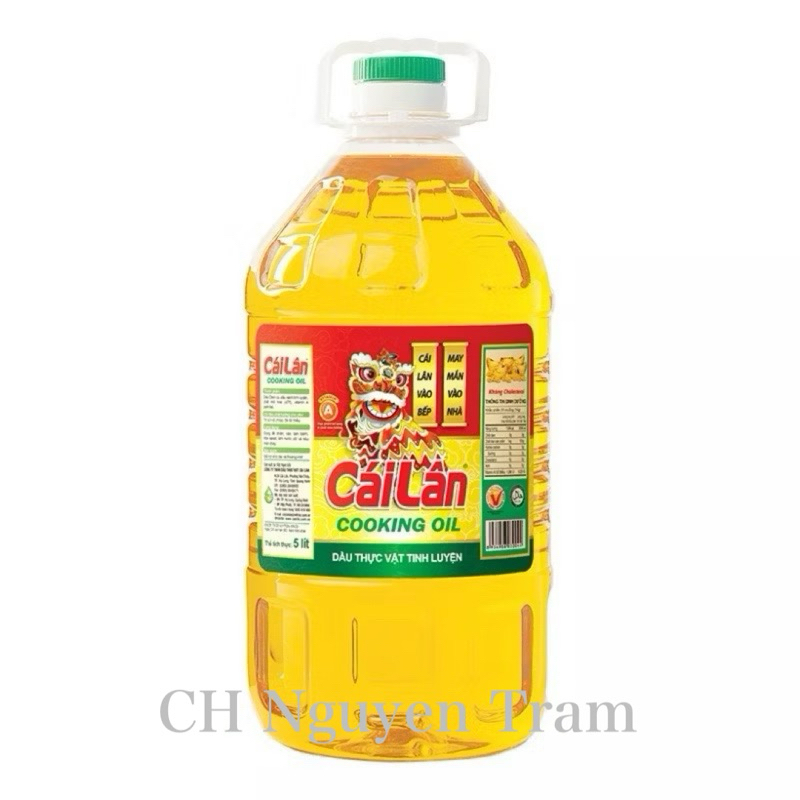 Dầu ăn Cái Lân can 5L( gói kỹ)