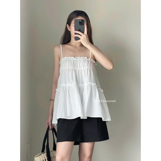 ÁO 2 DÂY THẮT BÈO TẦNG_AV1797