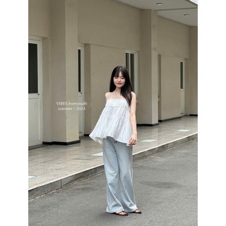 ÁO 2 DÂY THẮT BÈO TẦNG_AV1797