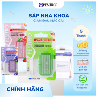  Sáp nha khoa chỉnh nha niềng răng cao cấp PESITRO hương thơm các loại 