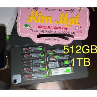  ổ cứng SSD M2 NVMe size 2280 dung lượng 512GB và 1TB 