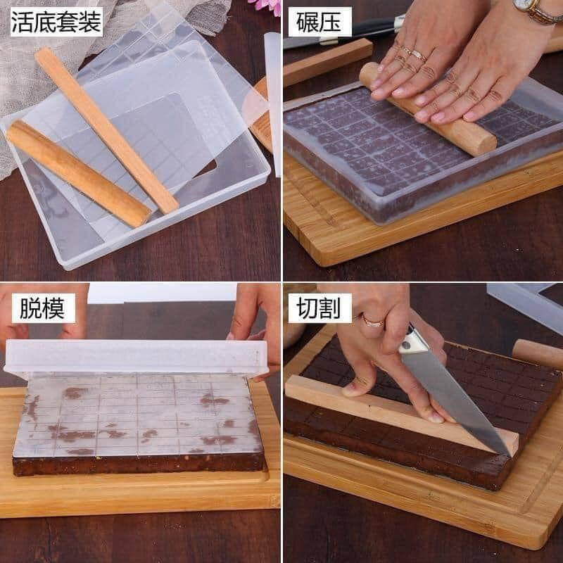 Khuôn làm Kẹo Nougat 112 viên 2 chi tiết, 3 chi tiết hoặc 5 chi tiết ----- Khuôn nougat Shop Gia Huy