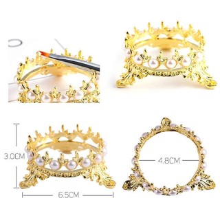 Chân đế gác cọ hình vương miệng bằng kim loại cao cấp-ĐỒ NAIL VIỆT