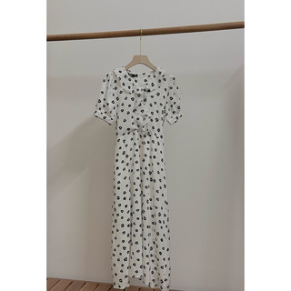 Đầm hoa vintage QC dáng dài, ngắn