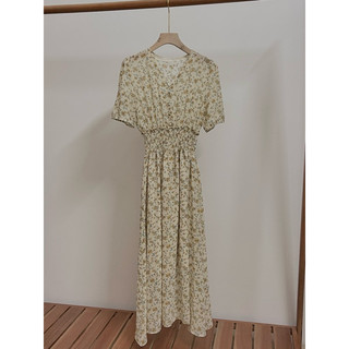 Đầm hoa vintage QC dáng dài, ngắn
