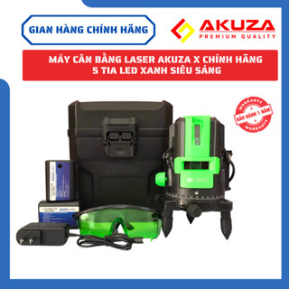 [CHÍNH HÃNG] MÁY CÂN BẰNG LASER 5 TIA XANH SIÊU SÁNG AKUZA X - MÁY BẮN CỐT, ĐÁNH THĂNG BẰNG LASER 5 TIA - Máy cân mực