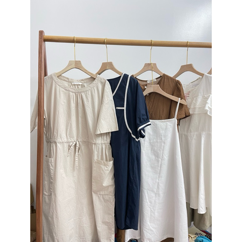 Đầm xô, linen vintage