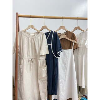 Đầm xô, linen vintage