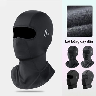 Khăn Trùm Mặt Chống Gió Giữ Ấm Lót Lông Mùa Đông Nam Nữ Dạng Ống Đi Xe Máy Đi Phượt Che Cổ Có Lỗ Thoáng Khí Tiện Dụng