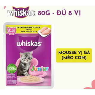 SỐT WHISKAS CHO MÈO 80GR