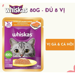 SỐT WHISKAS CHO MÈO 80GR