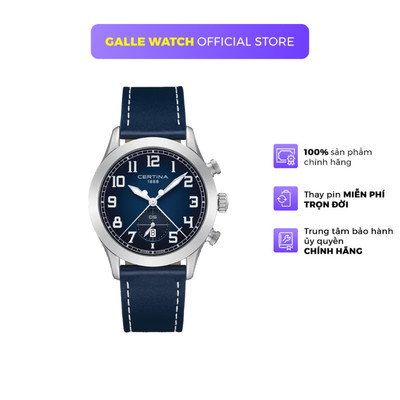 Đồng Hồ Nam Certina DS Pilot DS Pilot C024.617.16.042.00 xuất xứ Thuỵ Sỹ  mặt kính Sapphire sang trọng, dây thép đeo tay