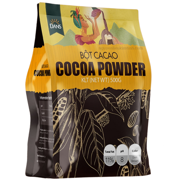 Bột Cacao Nguyên Chất 100% Dans – 500g