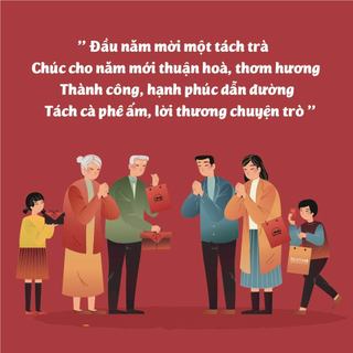 Hộp Quà Tết Phú Quý (Trà Sen - Cà phê Robusta - Dâu Tây Sấy Giòn)