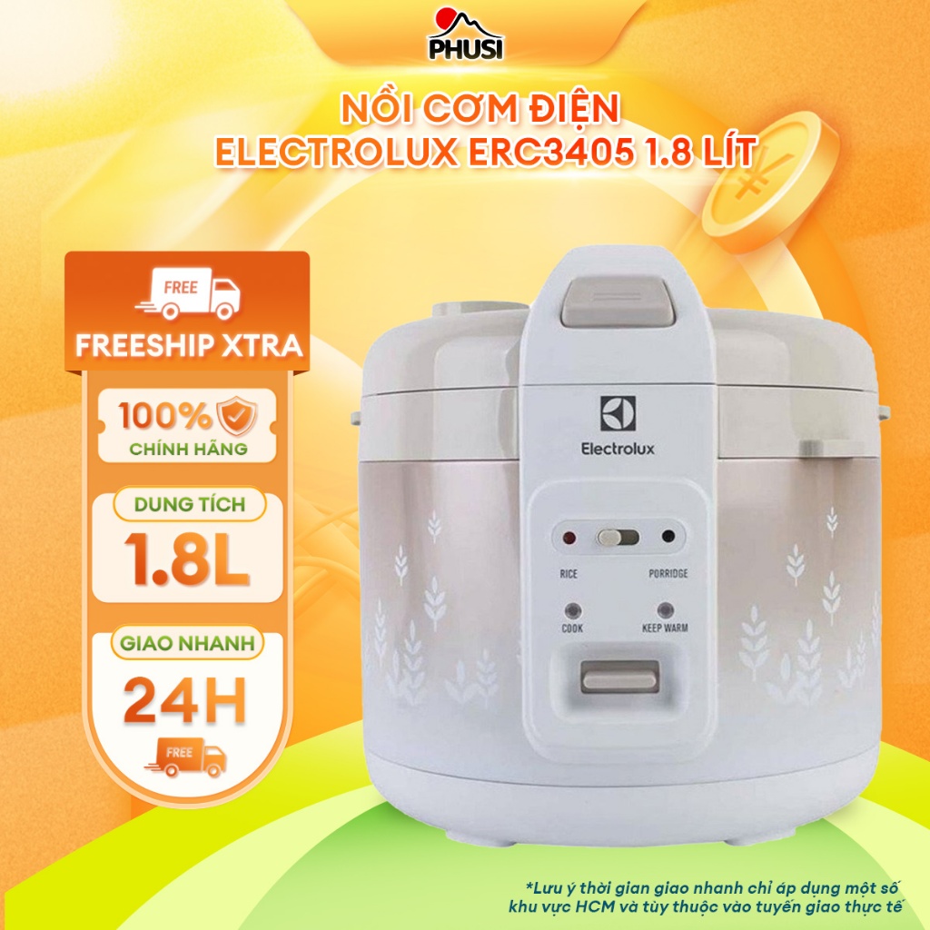 Nồi cơm điện Electrolux ERC3405 1.8 lít