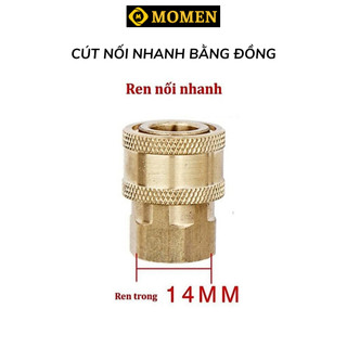  Khớp nối nhanh bằng đồng Crika của máy rửa xe áp lực cao - Dùng để nối nhanh với bình tạo bọt 