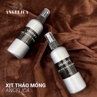 Chai xịt tháo móng giả Angelica chính hãng 100ml -Nước tháo móng úp bằng base, gel, tan keo nhanh chóng, không xước móng