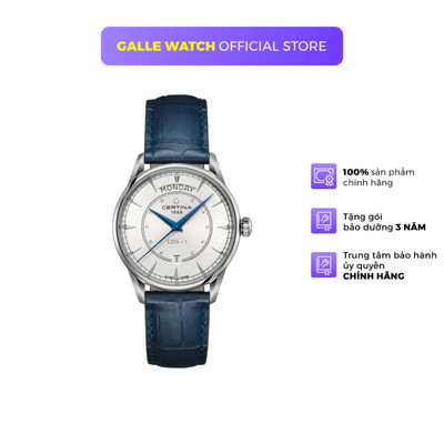 Đồng Hồ Nam Certina DS-1 Daydate DS-1 C029.430.16.011.00, xuất xứ Thuỵ Sỹ  mặt kính Sapphire sang trọng, dây thép đeo ta