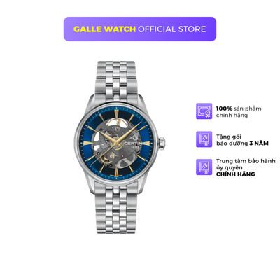 Đồng Hồ Nam Certina DS 1 Skeleton C029.907.11.041.00, xuất xứ Thuỵ Sỹ  mặt kính Sapphire sang trọng, dây thép đeo tay bề