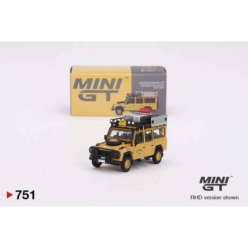 mohinhxeps-1/64_Minigt #751 Land Rover Defender 110 1989 Camel Trophy Amazon Team Japan