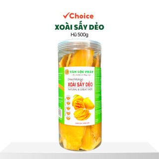 [Choice] Xoài Sấy Dẻo Tân Lộc Phát TLP-21 Hũ 500g Sấy Thăng Hoa Thơm Ngon Đồ Ăn Vặt Yêu Thích