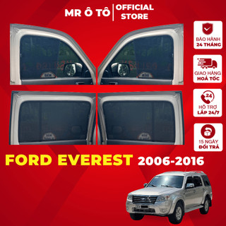 Rèm Che Nắng Xe FORD EVEREST 2006-2016  Loại 1 MR Ô.TÔ Chống Tia UV, Tia Cực Tím  Bảo Hành 2 Năm.