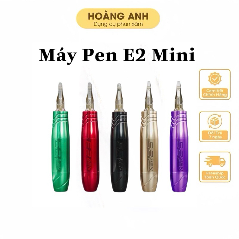 Máy Pen E2 Mẫu Mới Logo Chìm - Giao Màu Ngẫu Nhiên DCPX Hoàng Anh