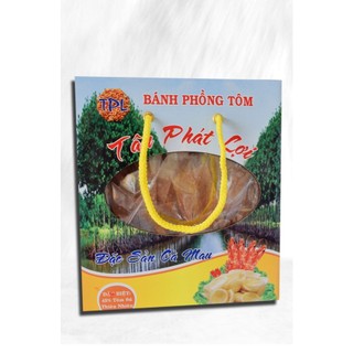 Bánh Phồng Tôm Cà Mau - Bánh Phồng Tôm Cà Mau Chứa 45% Tôm Đất Sinh Thái Tự Nhiên