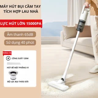 Máy Hút Bụi Mini Không Dây 12000Pa – Hút Mạnh, Dùng Cho Nhà & Xe Ô Tô, Nhỏ Gọn Tiện Lợi