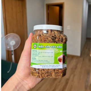 Cá Khô Giã Tỏi Ớt Tây Bắc Hũ 500G