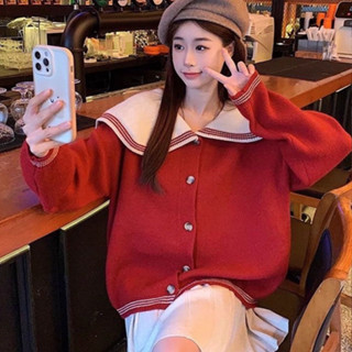  Áo Len Kiểu Tay Dài Dáng Lỡ From Rộng Phối Cổ Thủy Thủ Siêu Xinh Hàng Qccc Phù Hợp Mọi Lứa Tuổi Shopcam 