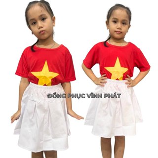 Chân Váy Xòe Vải Kaki màu trắng Cho Bé Gái Có Quần Trong Đủ Size Chất Đẹp