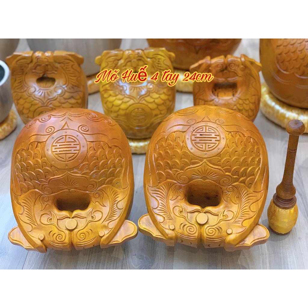 Mõ tụng kinh lõi mít 4 tay