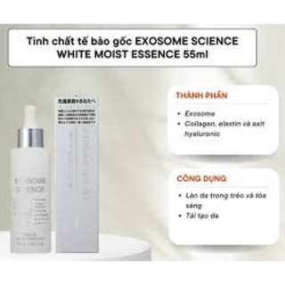 TINH CHẤT SERUM EXOSOME SCIENCE WHITE MOIST ESSENCE 55ml