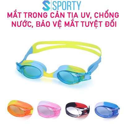 Kính bơi mắt trong cho trẻ em từ 3 tuổi SPORTY Y1810 ngăn nước tuyệt đối, hạn chế sương mờ