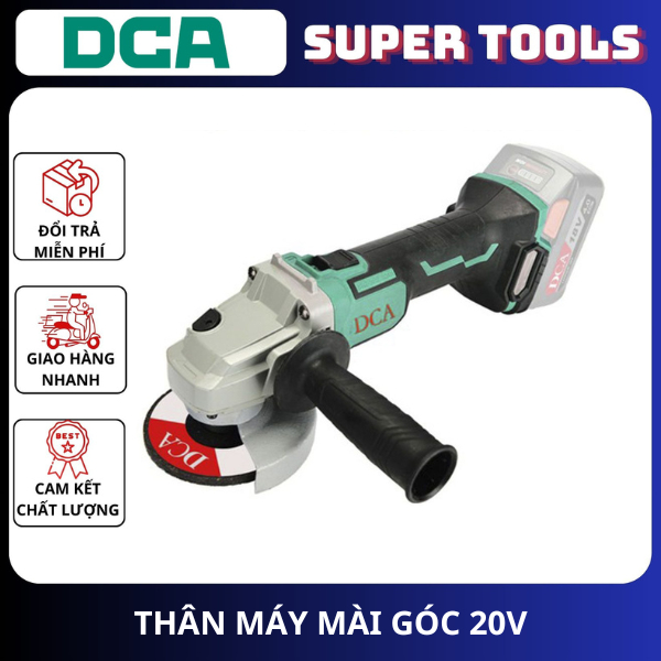 DCA Máy mài góc dùng pin 20V ADSM03-100Z <HÀNG CHÍNH HÃNG>