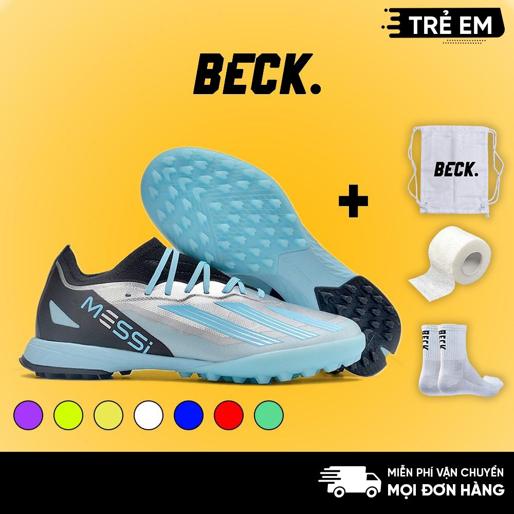 Giày Bóng Đá Trẻ Em X Crazyfast.1 SOCCER BECK, Đế Đinh TF, Bám Sân, Các Màu Sắc, Sân Cỏ Nhân Tạo