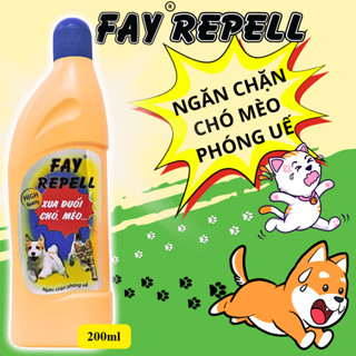 Fay Repell ngăn chặn chó, mèo phóng uế bừa bãi, cắn phá đồ đạc, xua đuổi chó mèo 200ml