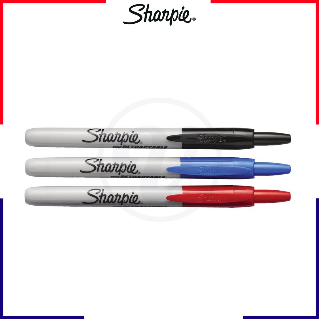 Bút lông dầu ngòi bấm Sharpie Retractable - Fine Point