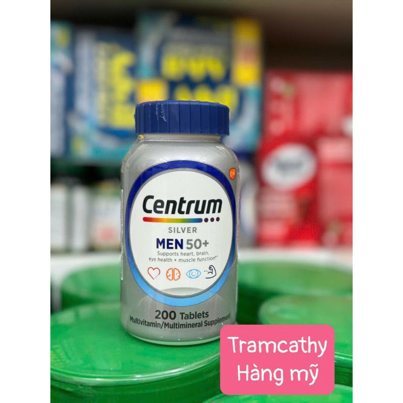 date 2026 vitamin tổng hợp dành cho nam trên 50 tuổi centrum men 200 viên