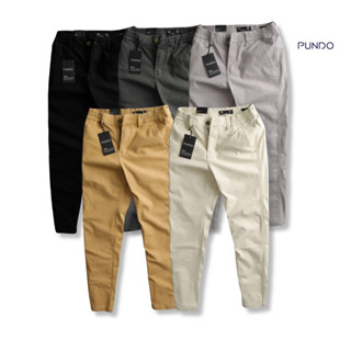 Quần Kaki Dài Nam Lưng Thun Màu Basic Chất Kaki Mềm Mịn Thiết Kế Thoải Mái- PUNDO QDPD048