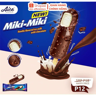 [Hoả Tốc Hà Nội] Kem AICE Miki Miki Vỏ Giòn Socola Hạnh Nhân - Nhập Khẩu 100% - Date 2026