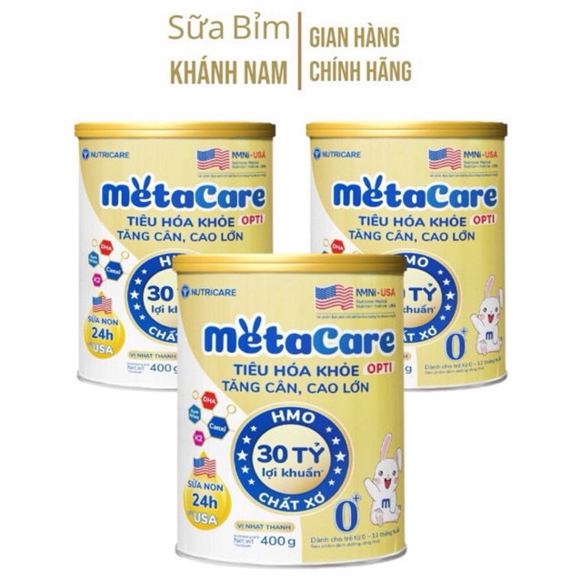 Sữa bột METACARE OPTI 0+ 400G [date 2027]