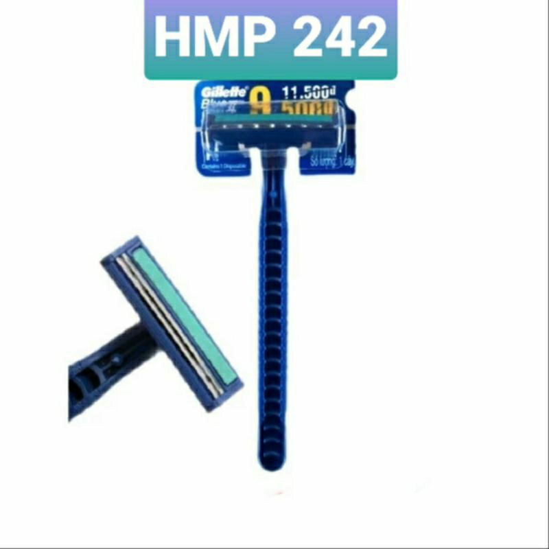 (Combo 8 Cây)  Bộ dao cạo GILLETTE Blue 2 (Lưỡi Kép)