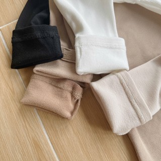 Áo thun nữ cổ lọ có lớp giữ nhiệt màu basic 1838