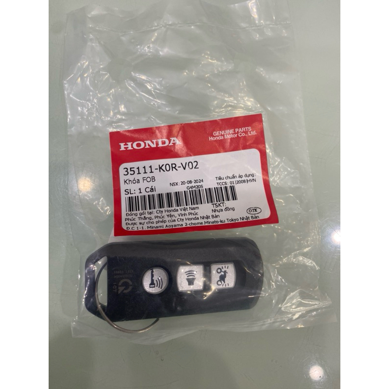 Khóa thông minh smartkey FOB Honda SH 125 sh 150 2020 -2021 HONDA